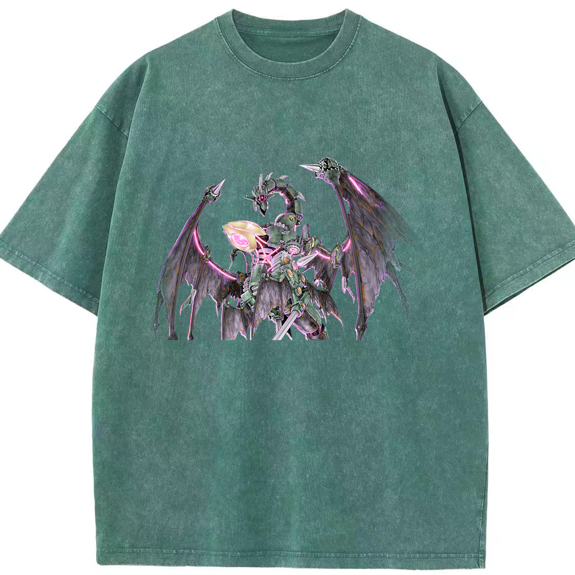 （画像用） 遊☆戯☆王 Yu-Gi-Oh! 綿100% ヴィンテージ風 半袖Tシャツ（フロントプリント）